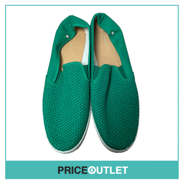 Rivieras - Green Slip On Shoes - Size 44 - BRAND NEW WITH TAGS