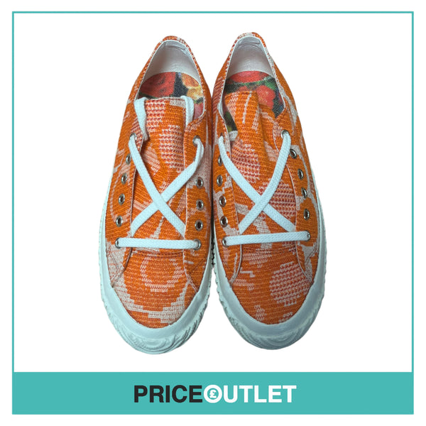 Comme des Garçons - Jingle Flower Orange Shoes - Size 22.5 - BRAND NEW WITH TAGS
