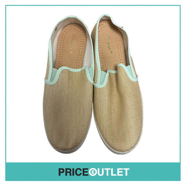 Rivieras - Woven Slip On Shoes with Mint Binding - Size 42 - BRAND NEW WITH TAGS