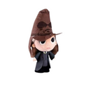 Toy figure of a character with a Sorting Hat on a white background
