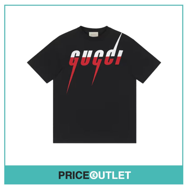 Gucci T-shirt W/ Blade Print (Red / White) - Size XL - BRAND NEW WITH TAGS