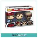 Funko - Robin/ Steve/ Vecna Deluxe 3 Pack! Stranger Things - Funko Special Edition (Damaged)