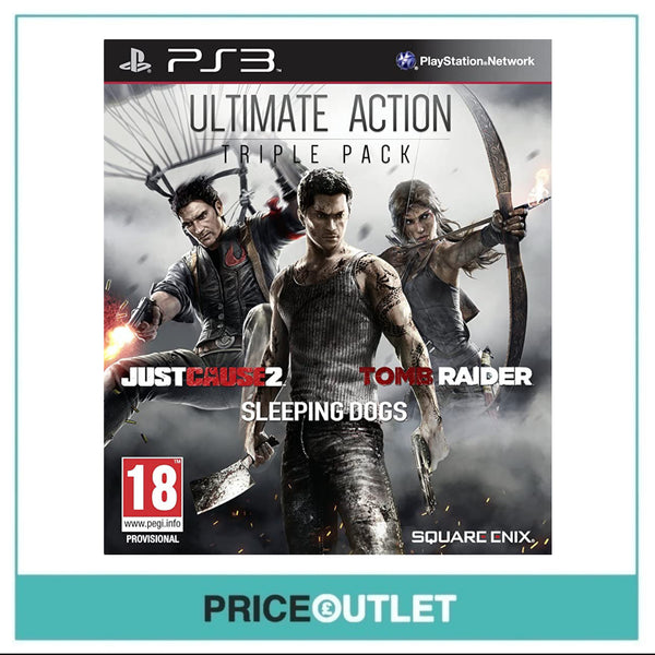 PS3: Ultimate Action Triple Pack (Playstation 3) - Excellent Condition