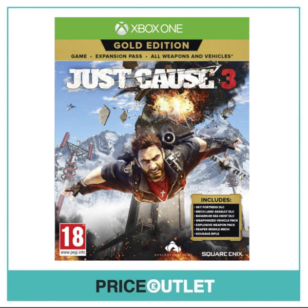 XBOX One: Just Cause 3 Gold Edition - Excellent Condition