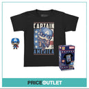 Funko Pocket Pop! & Tee - Marvel: Captain America