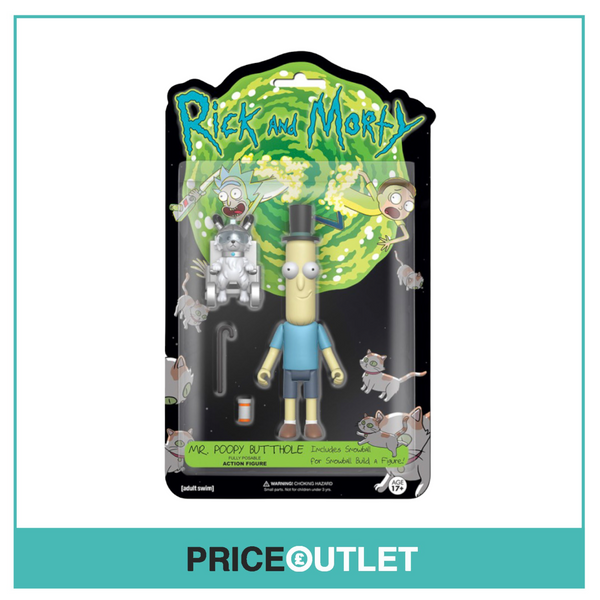 Mr Poopy Butthole Fully Posable 5” Action Figure - Rick & Morty