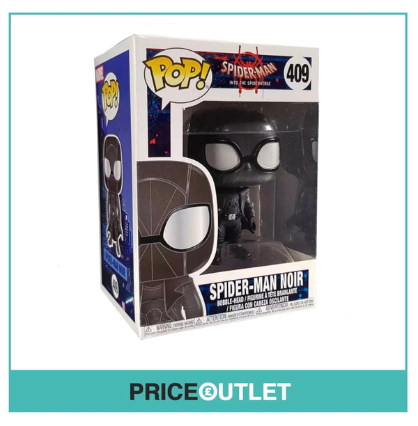 Funko - Spider-Man Noir #409  Spider-Man Into The Universe -  BRAND NEW IN A FREE POP PROTECTOR