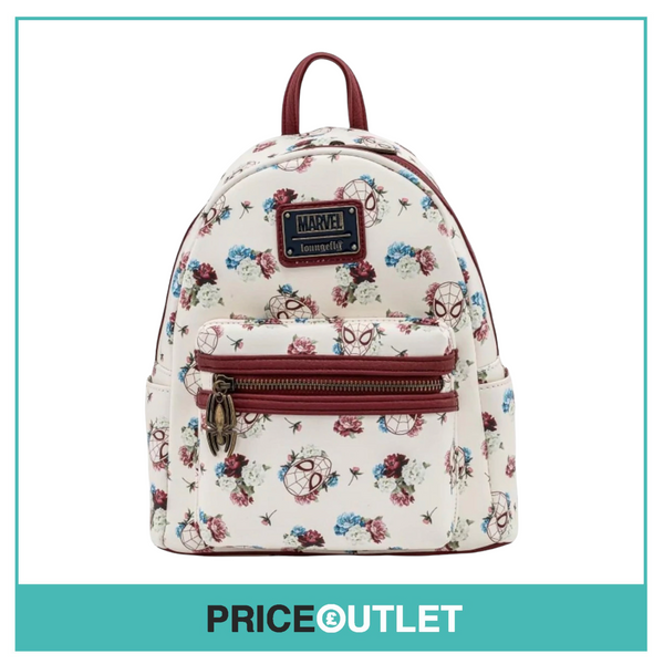 Loungefly - Marvel - Spider-Man Floral Mini Backpack