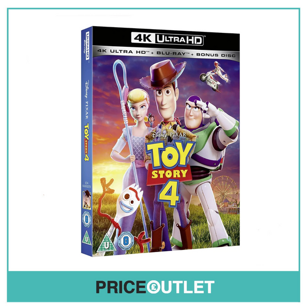 Toy Story 4 - 4K UHD - Blu-Ray + Bonus Disc - Brand New Sealed