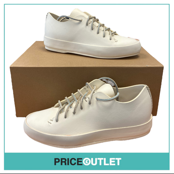Feit - Feit w/ Hand Sewn Low Leather Shoes 'White' - BRAND NEW