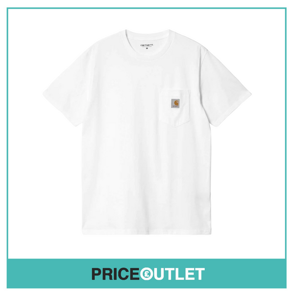 Carhartt WIP S/S Pocket T-Shirt - White - L - BRAND NEW WITH TAGS