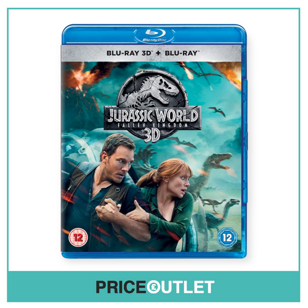 Jurassic World: Fallen Kingdom - Blu-Ray 3D + Blu-Ray - BRAND NEW SEALED