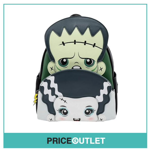 Loungefly - Universal - Monsters Frankie and Bride Cosplay Mini Backpack