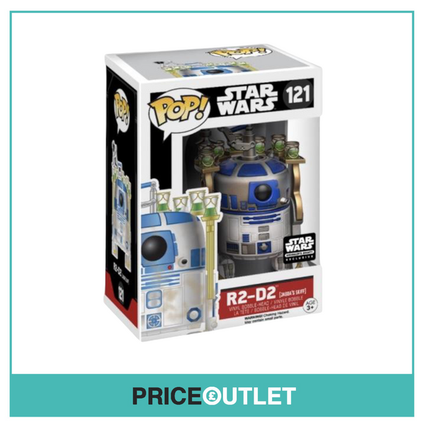 Funko R2-D2 (Jabba’s Skiff) #121 Star Wars Smugglers Bounty Exclusive -  BRAND NEW IN A FREE POP PROTECTOR