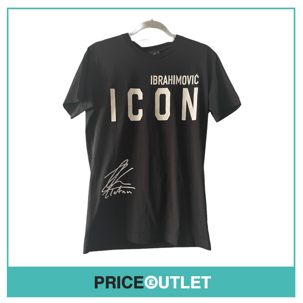 Dsquared2 - Icon Ibrahimovic T-Shirt - Black - BRAND NEW WITH TAGS