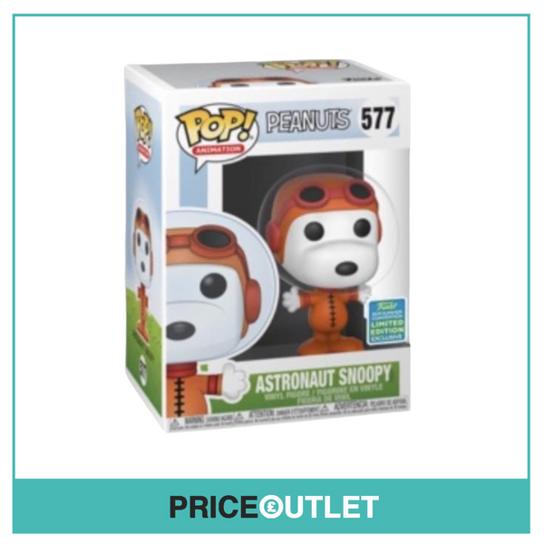 Funko Astronaut Snoopy #577 Peanuts, 2019 SDCC Limited Edition Exclusive - BRAND NEW IN A FREE POP PROTECTOR