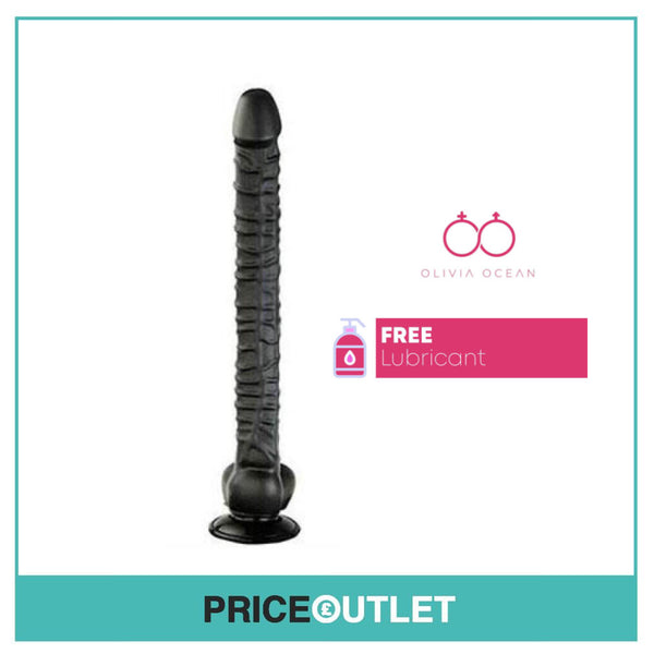 Very Large 17" Inch Dildo Big Huge Real Feel Realistic Suction cup