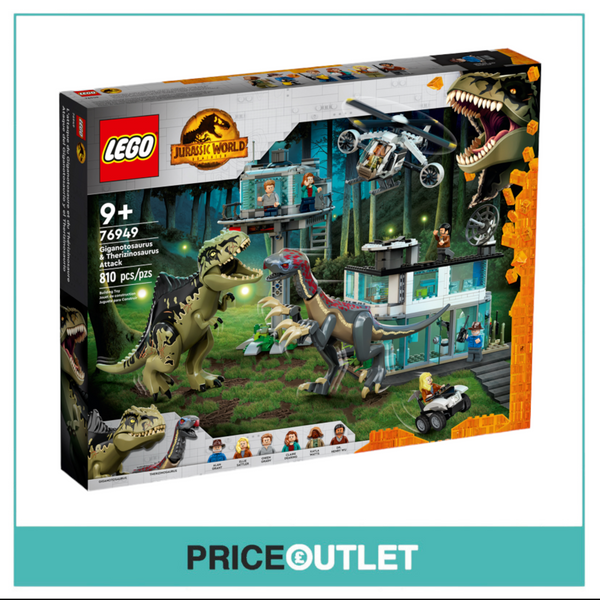 LEGO Jurassic World - Giganotosaurus & Therizinosaurus Attack - 76949 - DAMAGED BOX