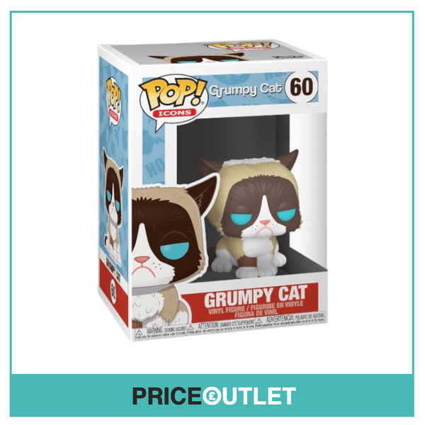 Funko - Grumpy Cat #60 Icons - BRAND NEW IN A  FREE POP PROTECTOR