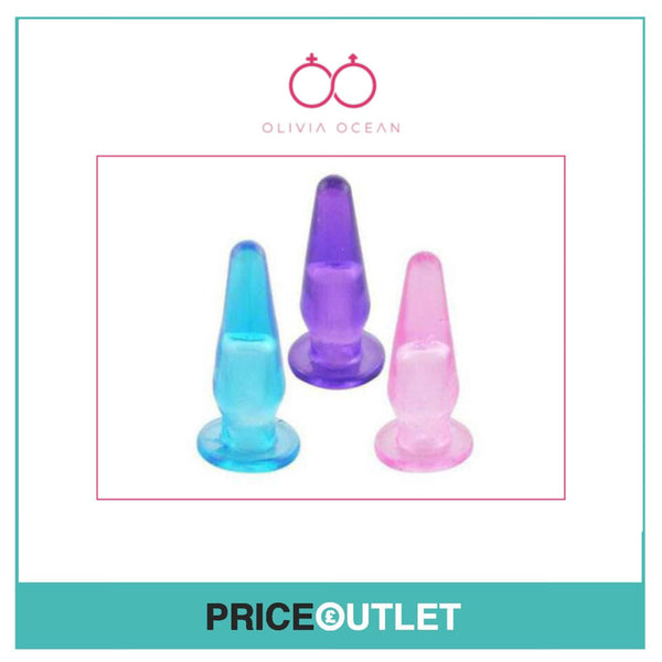 Mini Butt Plug - Finger Hole - Small Beginners Slim Anal Dildo Adult Sex Toy