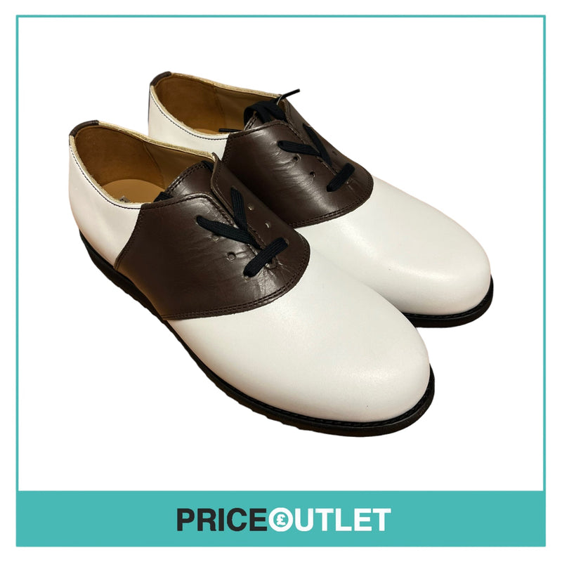 Comme des Garçons - Ladies Brown and White Shoes - Size 22.5 - BRAND NEW WITH TAGS