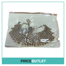 Dhiral's Creations - Gold Earrings, Choker and Headpiece Jewellery Set - BRAND NEW IN BAG