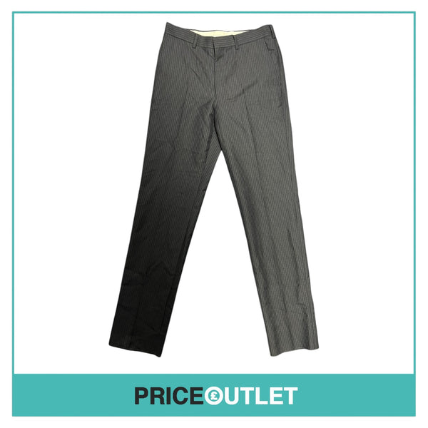 Comme des Garçons Homme Deux - Mens Dark Grey Pinstripe Trousers - Size M - BRAND NEW WITH TAGS
