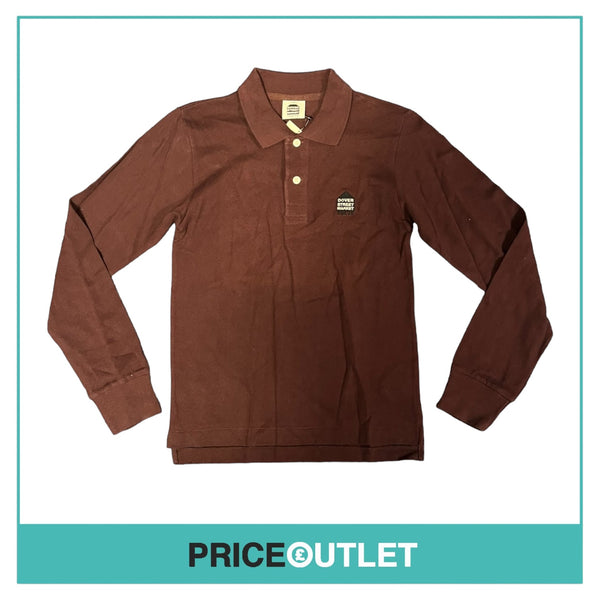 Dover Street Market - Womens Maroon Polo Shirt - Size S - BRAND NEW WITH TAGS