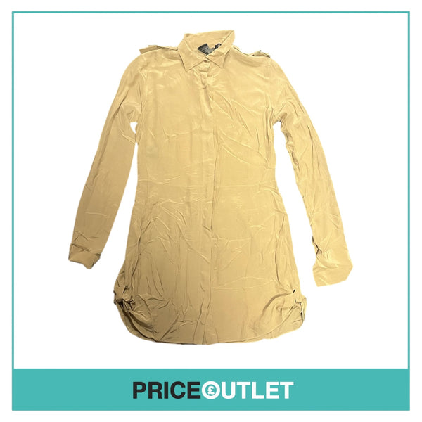Roberta Furlanetto - Gold Shirt Dress - Size 42 - BRAND NEW WITH TAGS