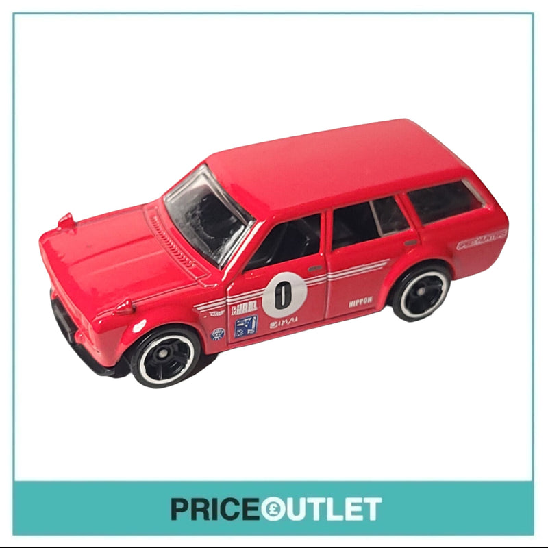 Hot Wheels Workshop - '71 Datsun Bluebird 510 Wagon (Red) - Damaged Box