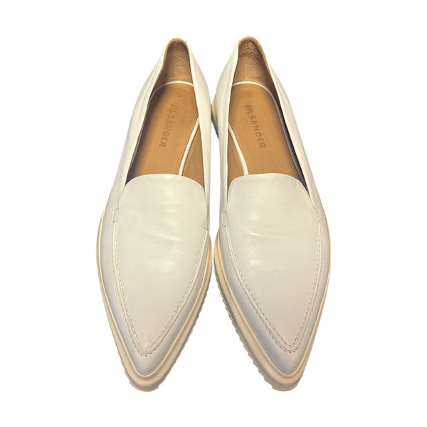 Jil Sanders - White Pointed Slip-on Shoes - Size 41 - BRAND NEW WITH TAGS