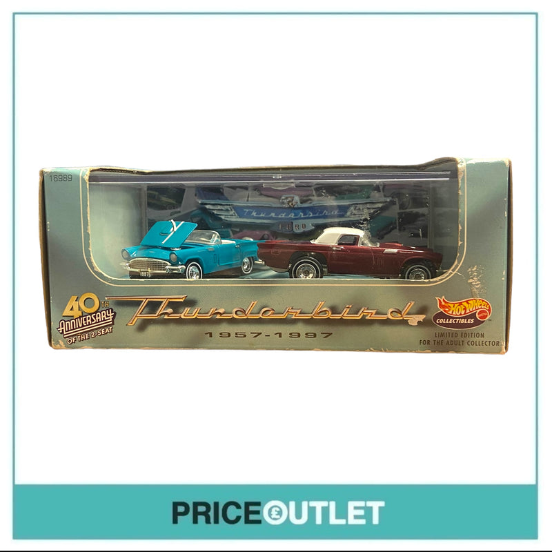 Hot Wheels Collectibles - 40th Anniversary Two-Seat Thunderbird (1957-1997) - Damaged Box
