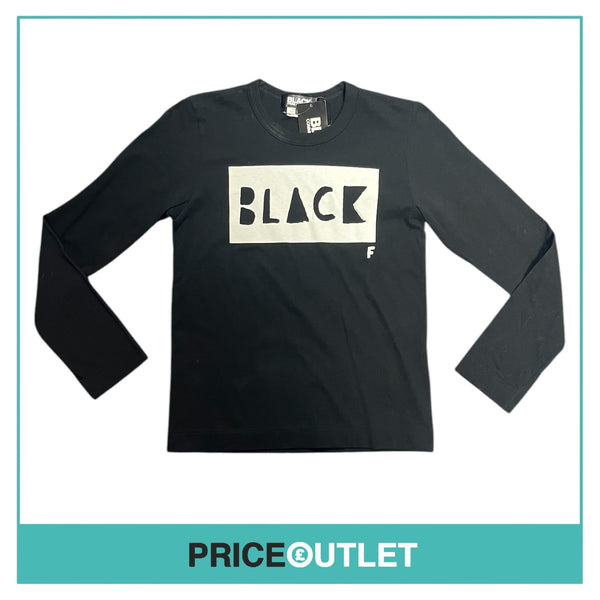 Comme des Garçons Black - Black and White Long Sleeve Top - Size S - BRAND NEW WITH TAGS