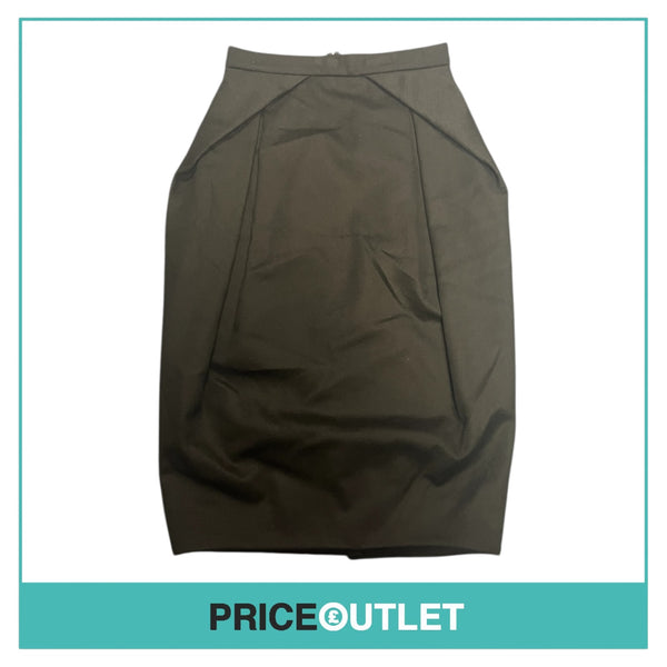 JJSLEE - Black Pleated Pencil Skirt - Size 10 - BRAND NEW WITH TAGS