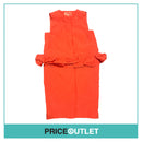Giambattista Valli - Red Dress with Ruffle Waist - Size 40 - BRAND NEW WITH TAGS