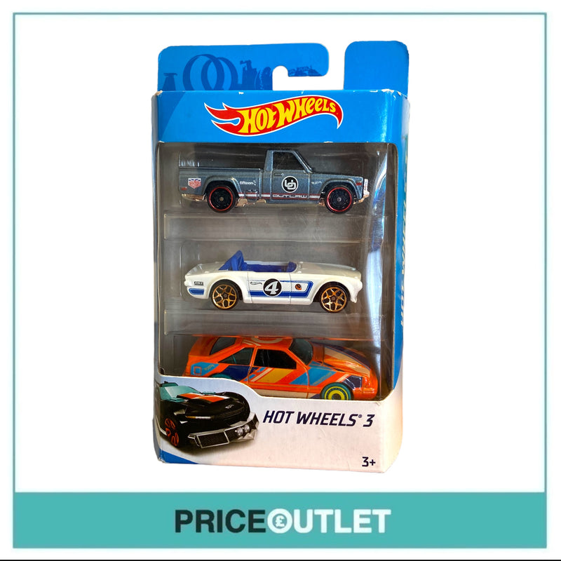Hot Wheels 3 Pack - Damaged Box