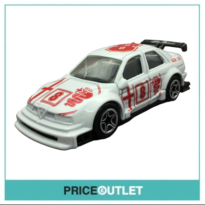 Matchbox - Motor Sports Alfa Romeo 155 (White) - Damaged Box