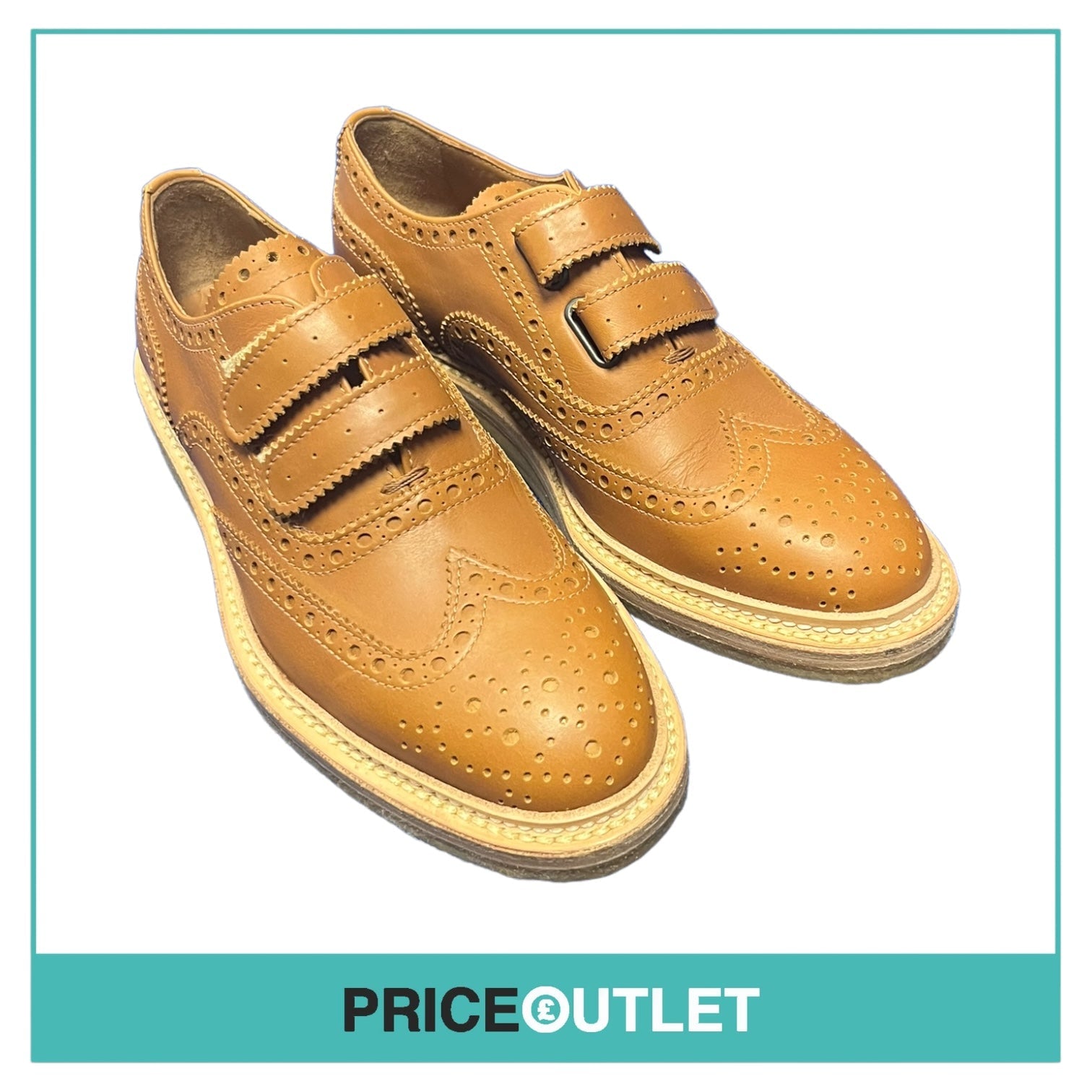 Weber Hodel Feder - Tan Leather Brogues - Size 38 - BRAND NEW