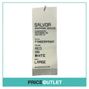 Salvor - Red and White Fingerprint T-Shirt - Size L - BRAND NEW WITH TAGS