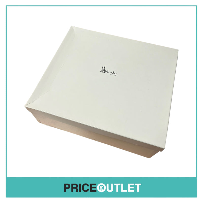 Méchante - White Cut Out Heeled Boots - Size 37 - BRAND NEW WITH TAGS