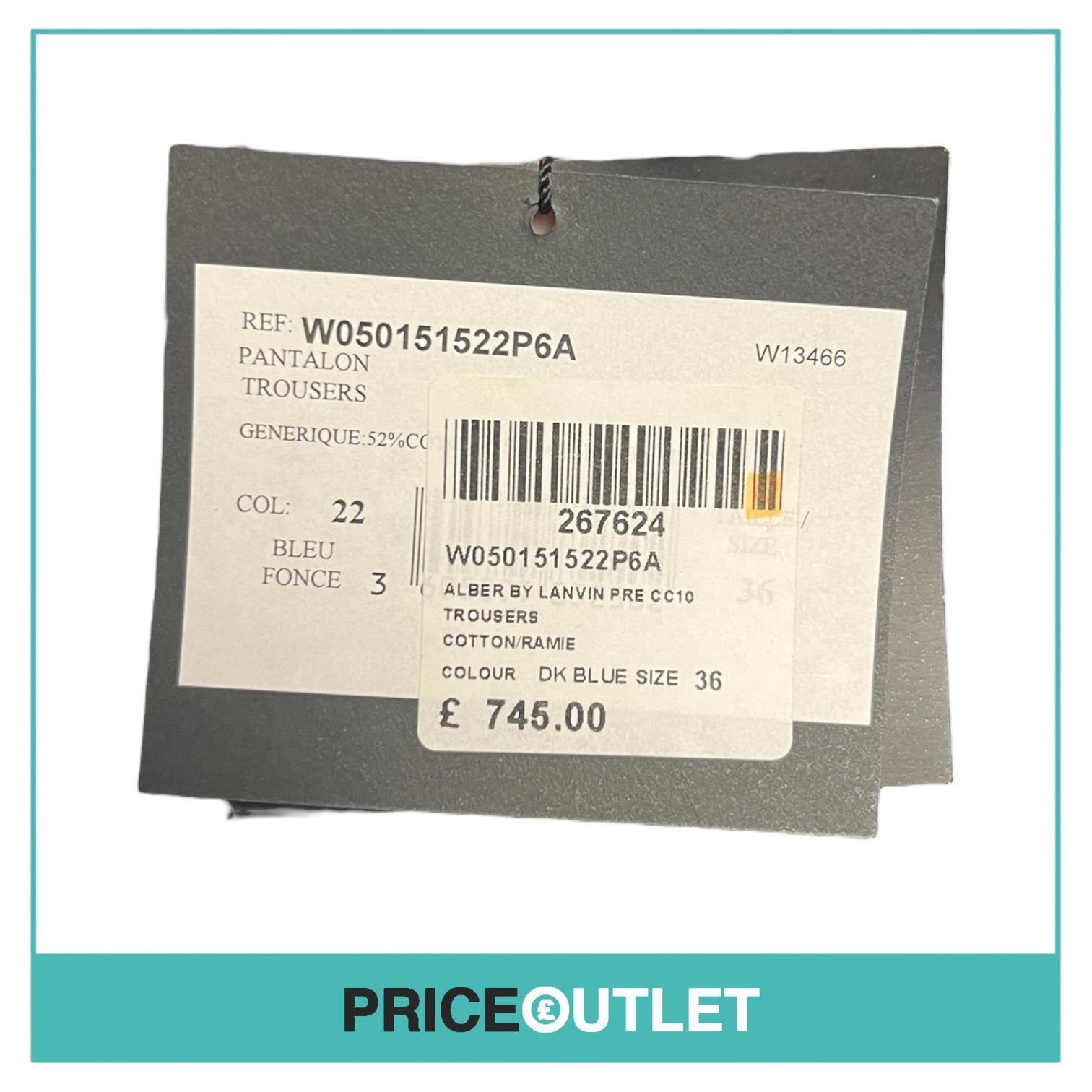 Lanvin - Navy Tapered Trousers with Side Trim - Size 36 - BRAND NEW WITH TAGS