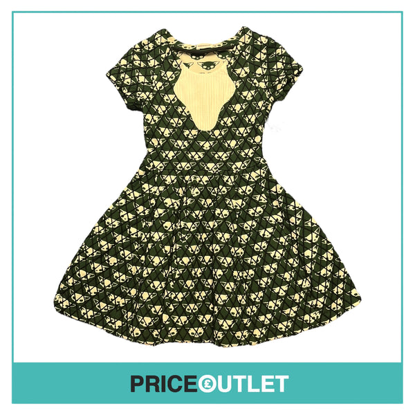 Undercover - Womens Green Printed Dress - Size 1 - BRAND NEW WITH TAGS