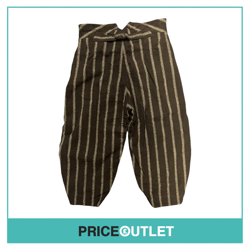 Universal Utility - Black and White Striped Breeches - Size M - BRAND NEW WITH TAGS