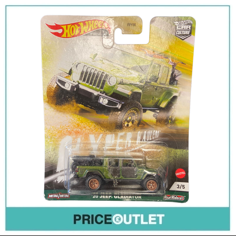 Hot Wheels Hyper Haulers - '20 Jeep Gladiator (Green) - Damaged Box