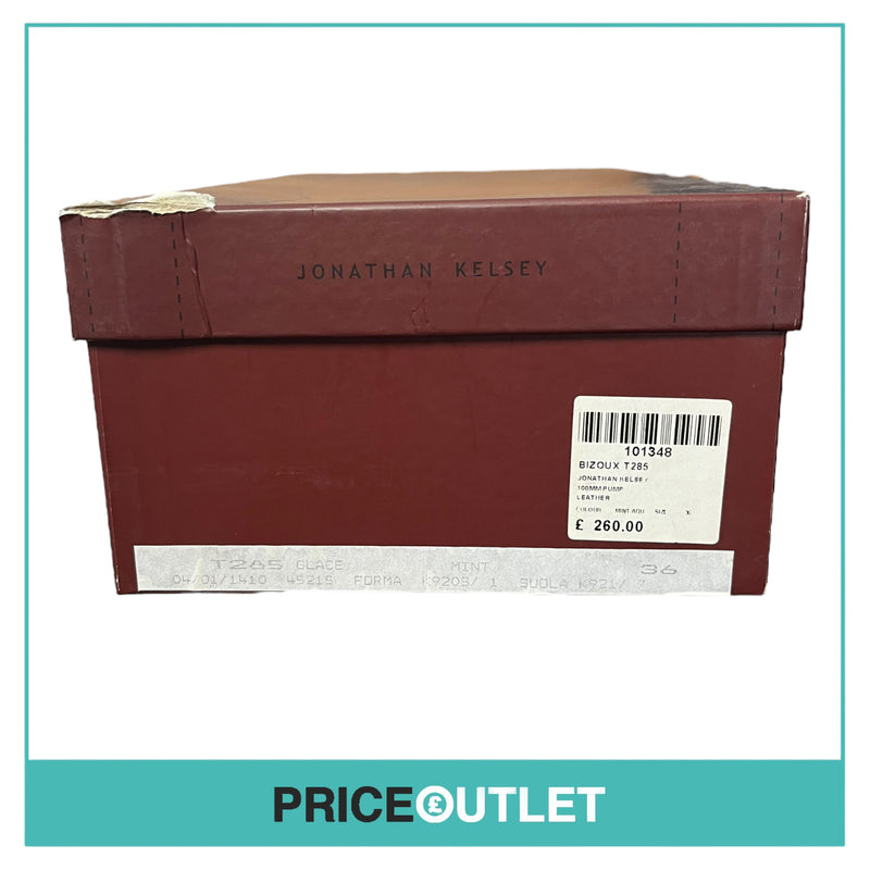 Jonathan Kelsey - Metallic Mint Heels - Size 36 - BRAND NEW WITH TAGS