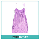 Zandra Rhodes - Purple Satin Slip Dress - Size 10 - BRAND NEW WITH TAGS