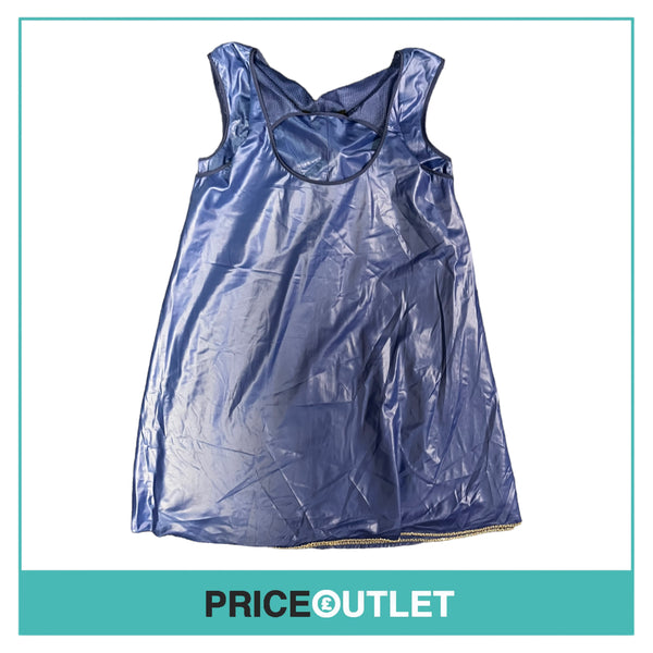 Comme des Garçons Junya Watanabe - Ladies Blue Dress with Chain Hem - Size S - BRAND NEW WITH TAGS