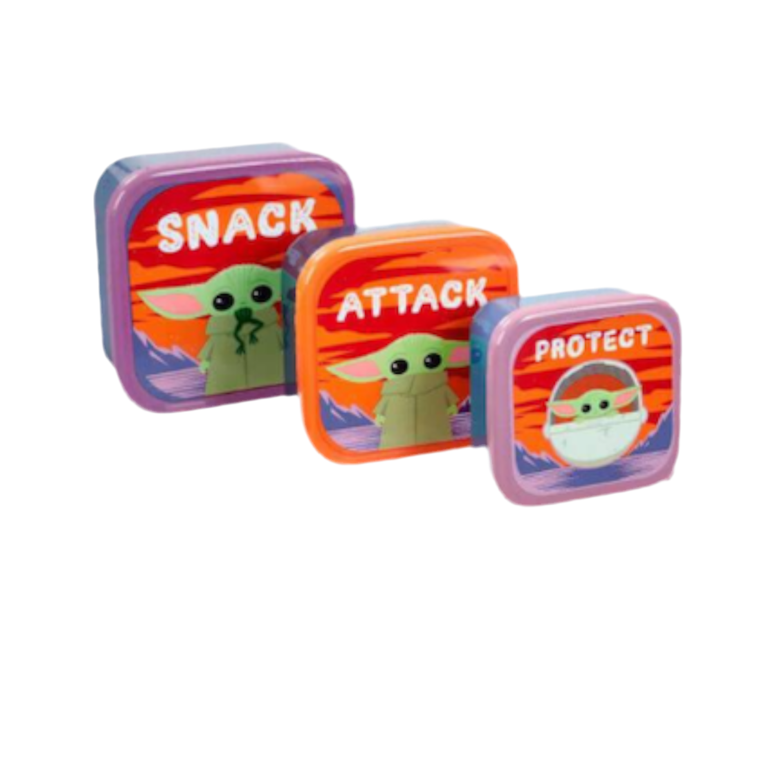 Star Wars Mandalorian The Child Plastic Storage Set