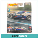 Hot Wheels American Scene - Corvette C8.R (White, Red & Blue) - Damaged Box