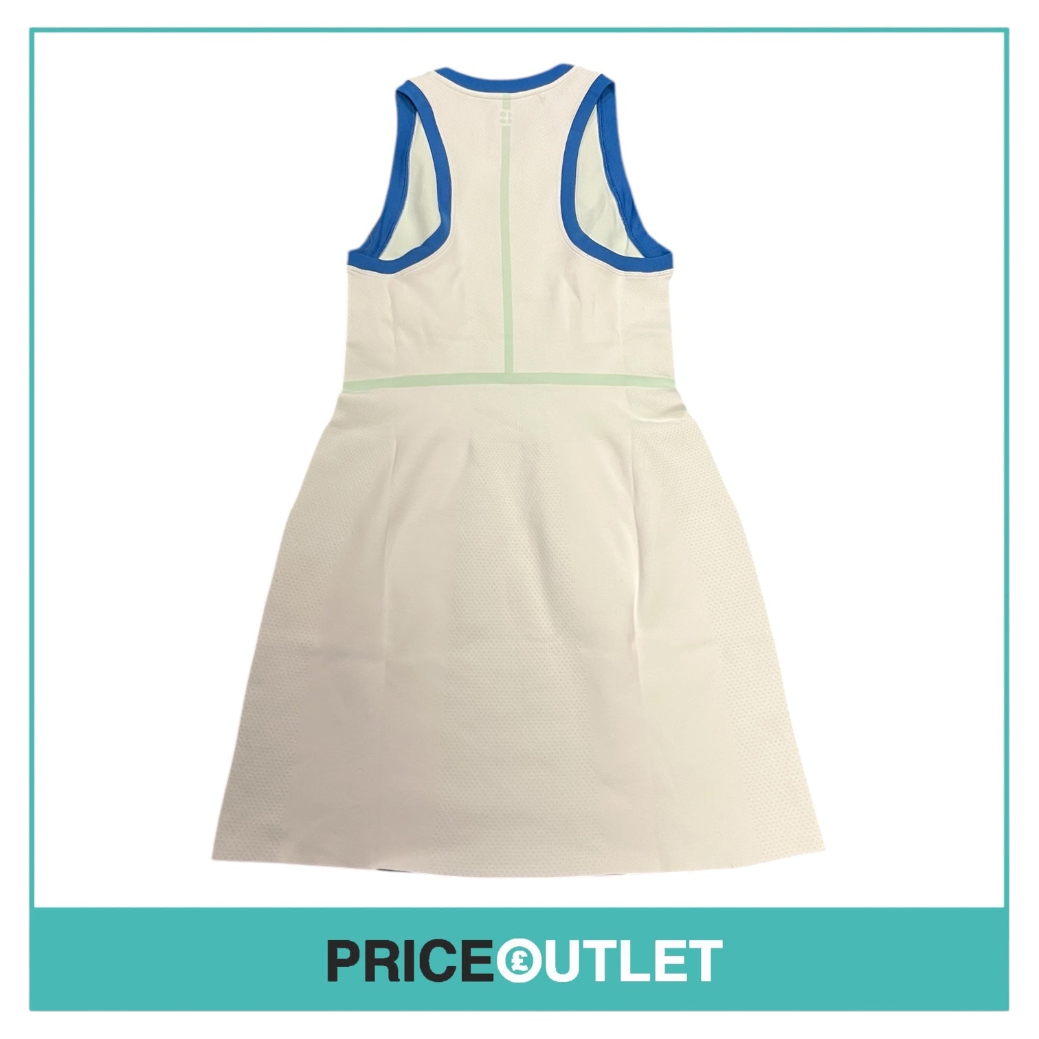 Sweaty Betty - Green Workout Dress with Blue Binding - Size S - BRAND NEW